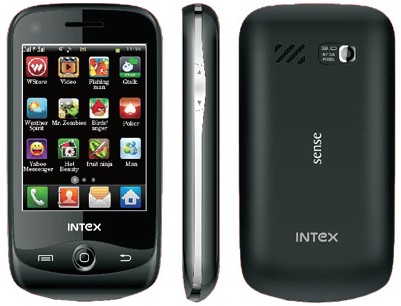 Intex Sense mobile – 3.2-inch touchscreen mobile with dual camera